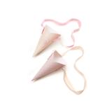 Cone para Pétalas Rosa Casamento Romântico 12 unidades Cromus