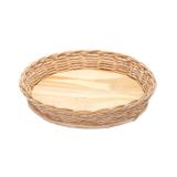 Conj de 3 Bandejas Redonda Cipó Grande Cesta P/ Café 23x4cm - Ac
