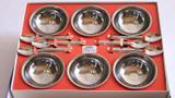 Conj. sorvete 12 pcs dinamika inox*