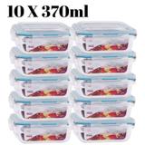 Conjunto 10 Potes Vidro Hermético mantimentos marmita 370ml - Casa linda