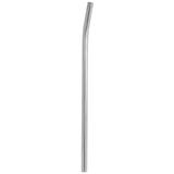 Conjunto 100 Canudos Inox Reutilizáveis Sustentáveis Curvados 8mm 23cm - Zanline