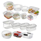 Conjunto 15 Potes De Cozinha Microondas E Freezer - Nitron