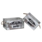 Conjunto 2 Caixas Decorativas Home Sweet Home Concepts Life