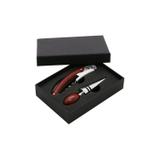 Conjunto 2 Peças Saca-Rolhas e Tampa para Vinho de Aço Inox Rojemac