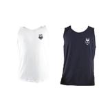 Conjunto 2 Regatas Dry-Fit Branco e Preto - Alpha Co