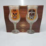 Conjunto 2 Taças de Chopp e Cerveja de Caveira - 400 Ml - Ruvolo