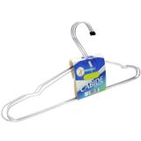 Conjunto 3 Cabides Cava Roupa Cromado Tintureiro Lavanderia - Zanline