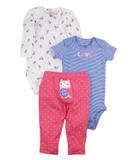 Conjunto 3 Peças Carters Love Corujinha - Carters
