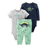 Conjunto 3 Peças Dinossauro Awesome - Carters