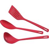 Conjunto 3 Peças Espátula/ Colher/ Concha Tramontina Vermelho
