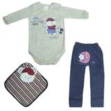 Conjunto 3 peças Ursinho NYC - Bicho molhado