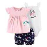 Conjunto 3 Peças Verão Little Dreamer - Carters