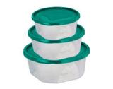 Conjunto 3 Potes Redondo Brasil Jaguar Sortido