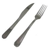 Conjunto 36 Talheres Garfos Facas Univendas Kit Mesa de Jantar Bar Restaurante Aço Inox