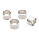 Conjunto 4 Anéis para Guardanapo Redondo de Latão 5cmx5cmx3cm Rojemac