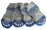 Conjunto 4 Meias Antiderrapantes Para Cães E Gatos Pet - Mundico petshop