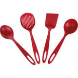 Conjunto 4 Peças Utensílios Nylon Ability Tramontina Vermelho