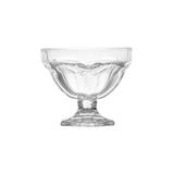 Conjunto 4 taças de vidro transparente para sobremesa com pé Borboleta 275ml - Bon gourmet