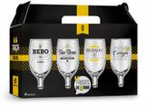 Conjunto 4 taças windsor - funny - frases de bar - Brasfoot