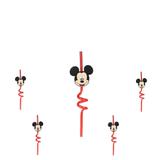 Conjunto 5 canudos Mickey - Etihome
