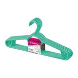 Conjunto 6 Cabides Pendura Mais Primafer Verde