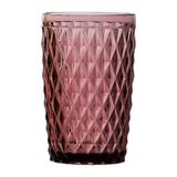 Conjunto 6 Copos Altos De Vidro Bico De Abacaxi Lilás 330Ml - 6483 - Lyor
