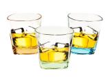 Conjunto 6 Copos de vidro 250 ml Caipirinha e Whisky - Monaliza