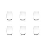Conjunto 6 Copos para Agua Baixo de Vidro Pollo 560ml Rojemac Transparente