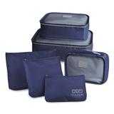 Conjunto 6 organizadores de malas Jacki Design Azul