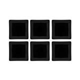 Conjunto 6 Pratos De Sobremesa Nara Preto 2102 Oxford