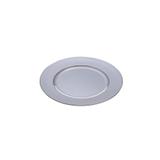Conjunto 6 Sousplats Patinado De Plástico Opala Cinza 33Cm - 3541 - Lyor