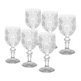 Conjunto 6 Taças De Vidro Para Vinho 230ml Starry Bon Gourmet