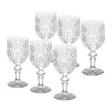 Conjunto 6 Taças De Vidro Para Vinho 230ml Starry Bon Gourmet