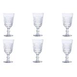 Conjunto 6 Taças de Vidro para Vinho Buske 250ml Rojemac