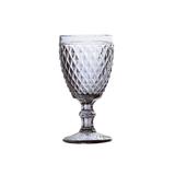 Conjunto 6 taças de vidro transparente para água Bico de Abacaxi 260ml - Lyor
