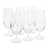 Conjunto 6 Taças para Cerveja de Vidro com Titânio Gastro 380ml Rojemac Transparente