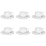 Conjunto 6 Xícaras De Cafézinho 75ml Gourmet IM23-9001 Oxford