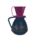 Conjunto Amábile Bosque Marinho Bule 650ml Suporte Coador Café Mor