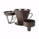 Conjunto Amélia Coador De Café, Porta Filtro 103 E Adaptador - Melida