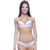 Conjunto ana rickman em renda sobreposta - Tania lingerie