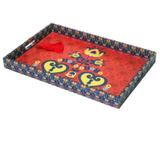 Conjunto Bandeja Exclusiva Realeza Coroa c/2 - 32cm x 48cm x 4cm - Trevisan Concept