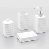 Conjunto Banheiro Cerâmica Space 4pc Lyor