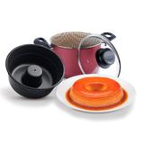 Conjunto Banho Maria 4,2 L Paris Vermelho - Tramontina