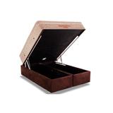 Conjunto Baú-Colchão Ortobom Visco+Cama King 186