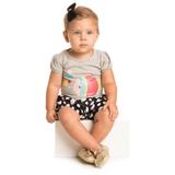 Conjunto Bebê Blusa e Short Poá - Hrradinhos