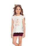 Conjunto Blusa e Shorts Bailarina Charpey