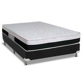 Conjunto Box-Colchão Luckspuma Pocket Roma+Cama Casal 138 - A costa rica