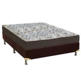 Conjunto Box- Colchão Ortobom ISO 150 Firme+Cama Casal 128