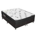 Conjunto Box-ColchãoOrtobom D45 Light+Cama Queen 158