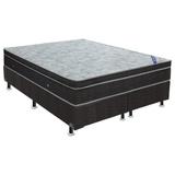 Conjunto Box-ColchãoOrtobom Light+Cama Queen 158